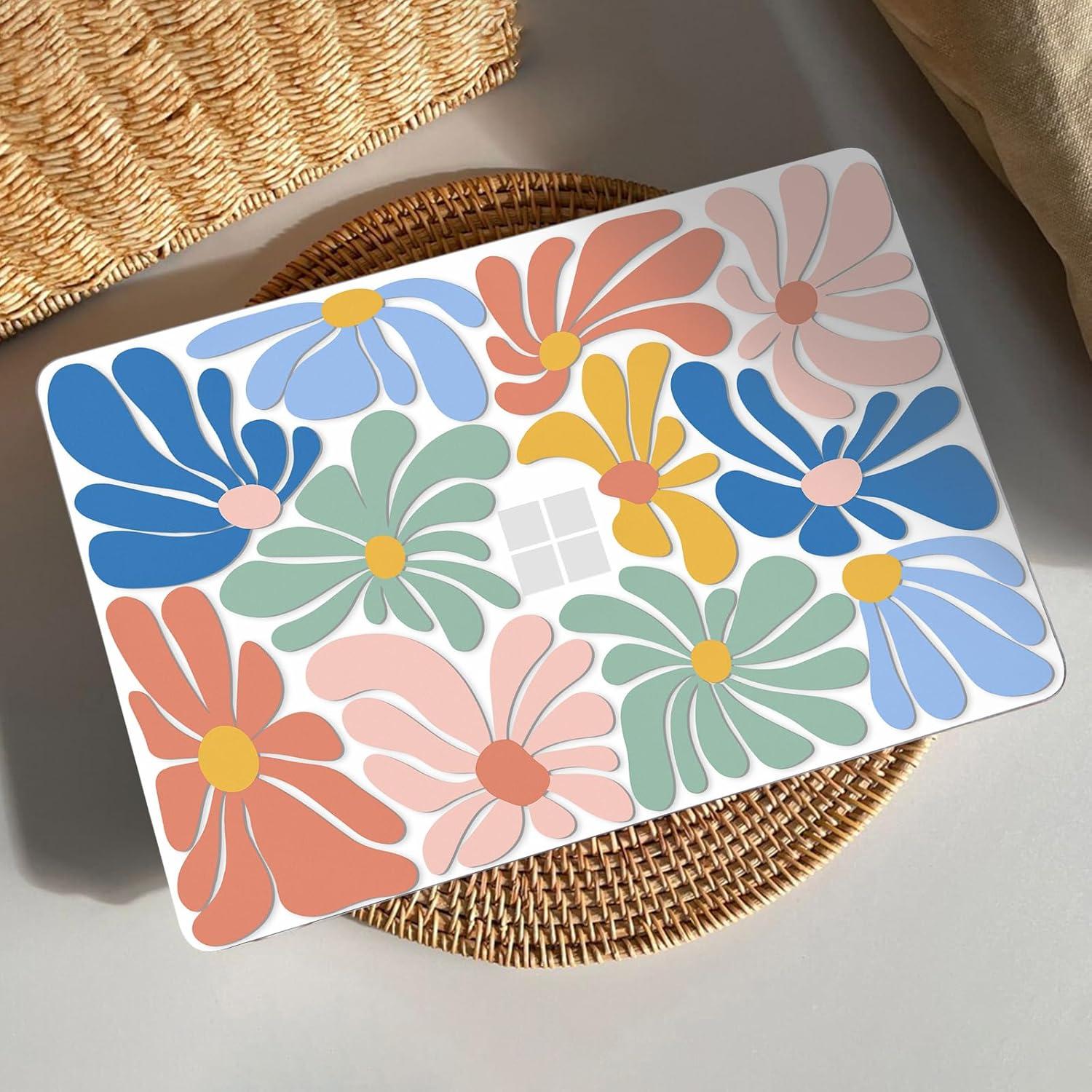 Funda Dura AKIT para Laptop Surface 13" Modelo 2095 Flores