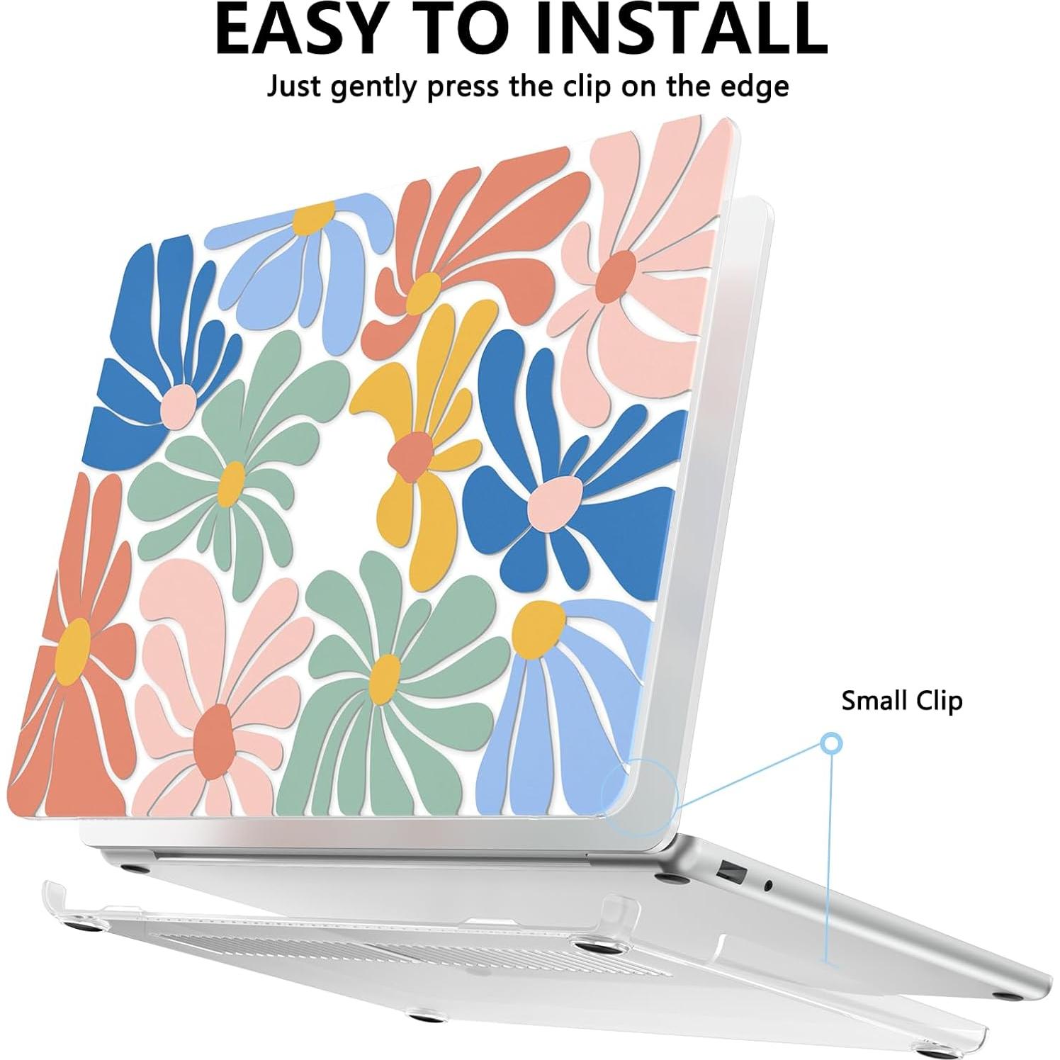 Funda Dura AKIT para Laptop Surface 13" Modelo 2095 Flores