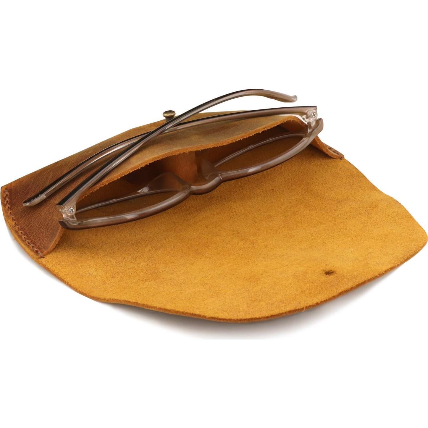 Funda de Cuero Genuino Londo para Gafas - Diseño Elegante