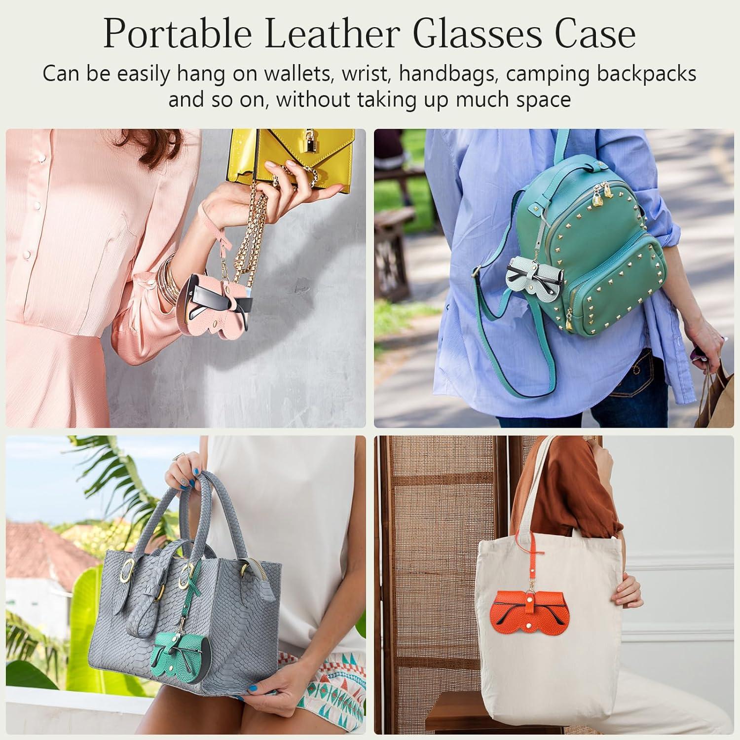 8 Estuches de Gafas de Sol de Cuero PU para Hombres y Mujeres