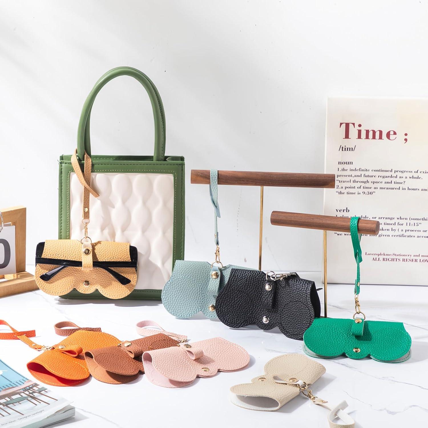 8 Estuches de Gafas de Sol de Cuero PU para Hombres y Mujeres