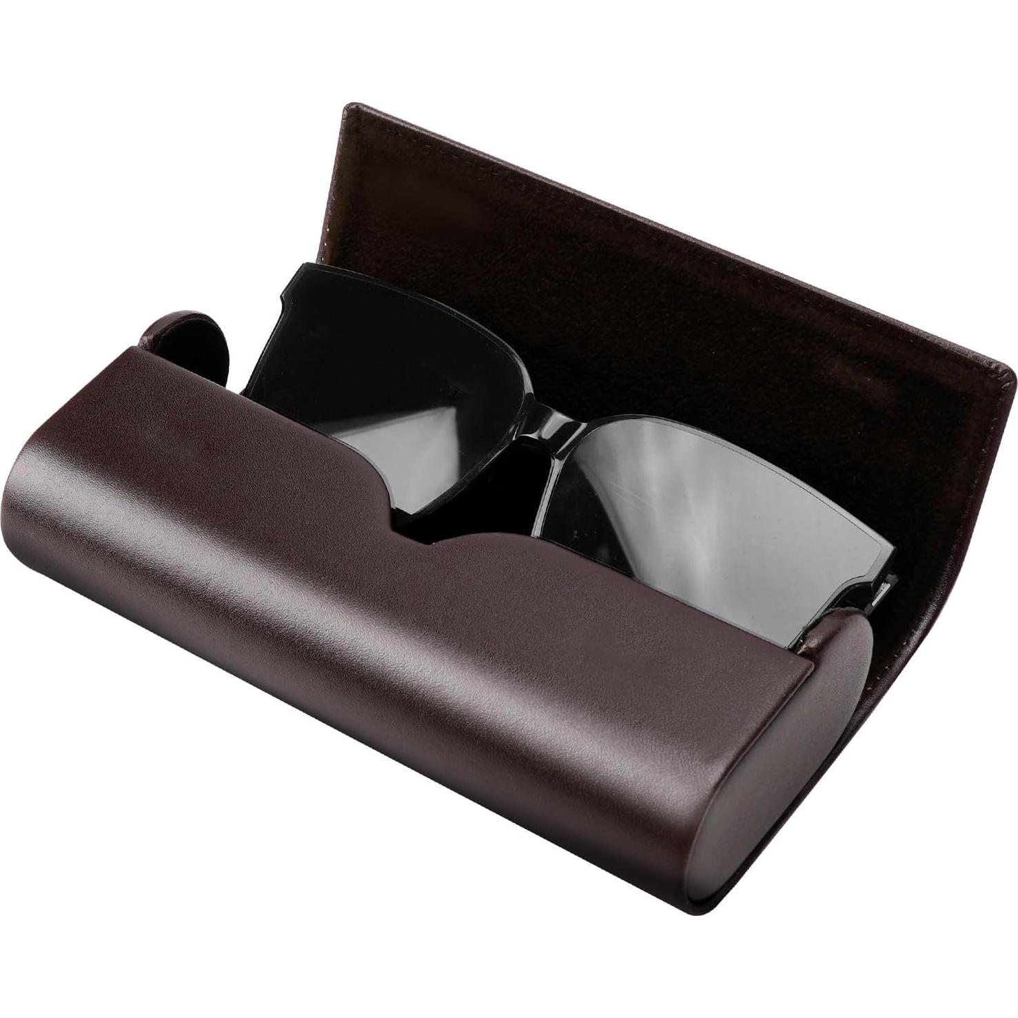 Estuche Grande para Gafas de Sol Linkidea Café Doble Puente