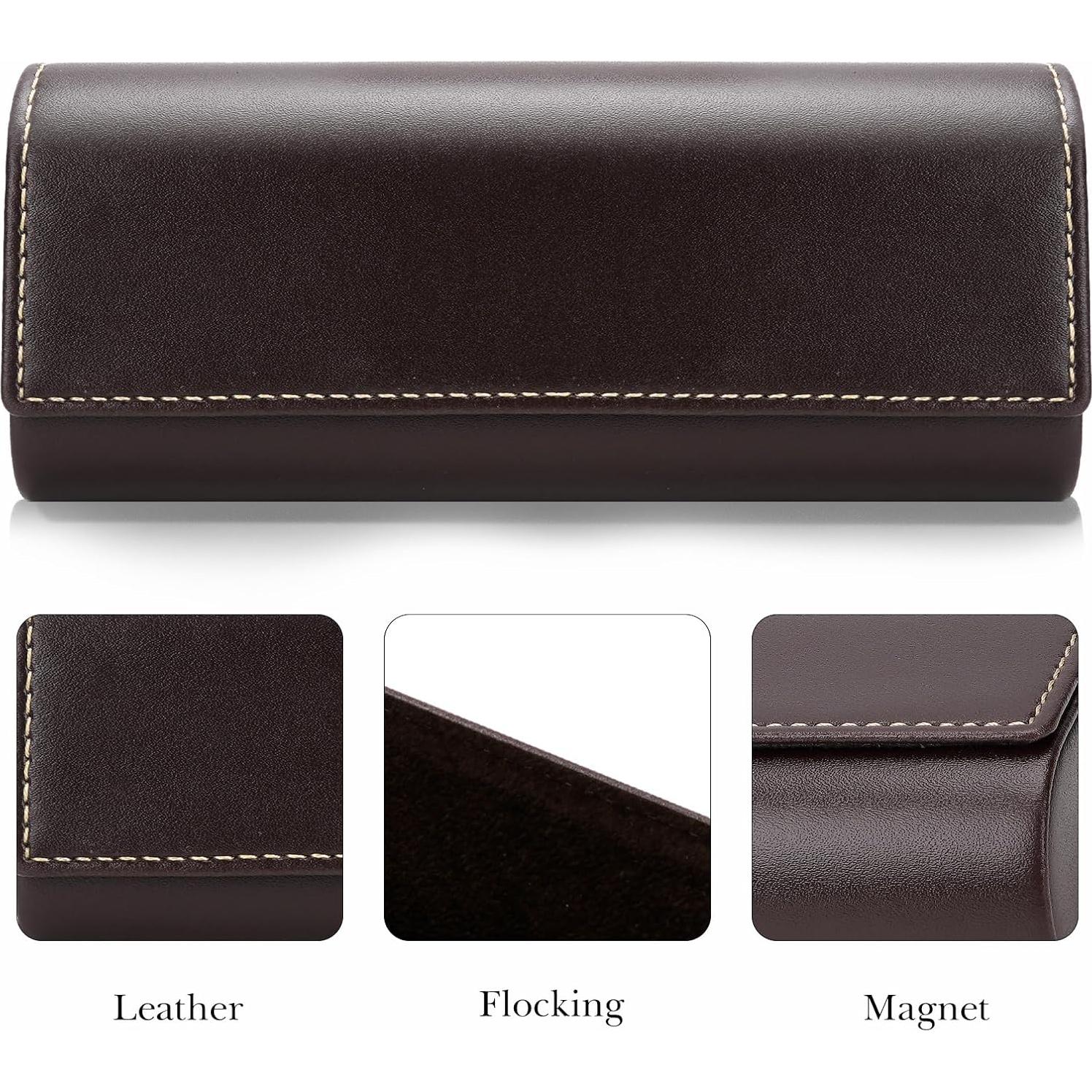 Estuche Grande para Gafas de Sol Linkidea Café Doble Puente