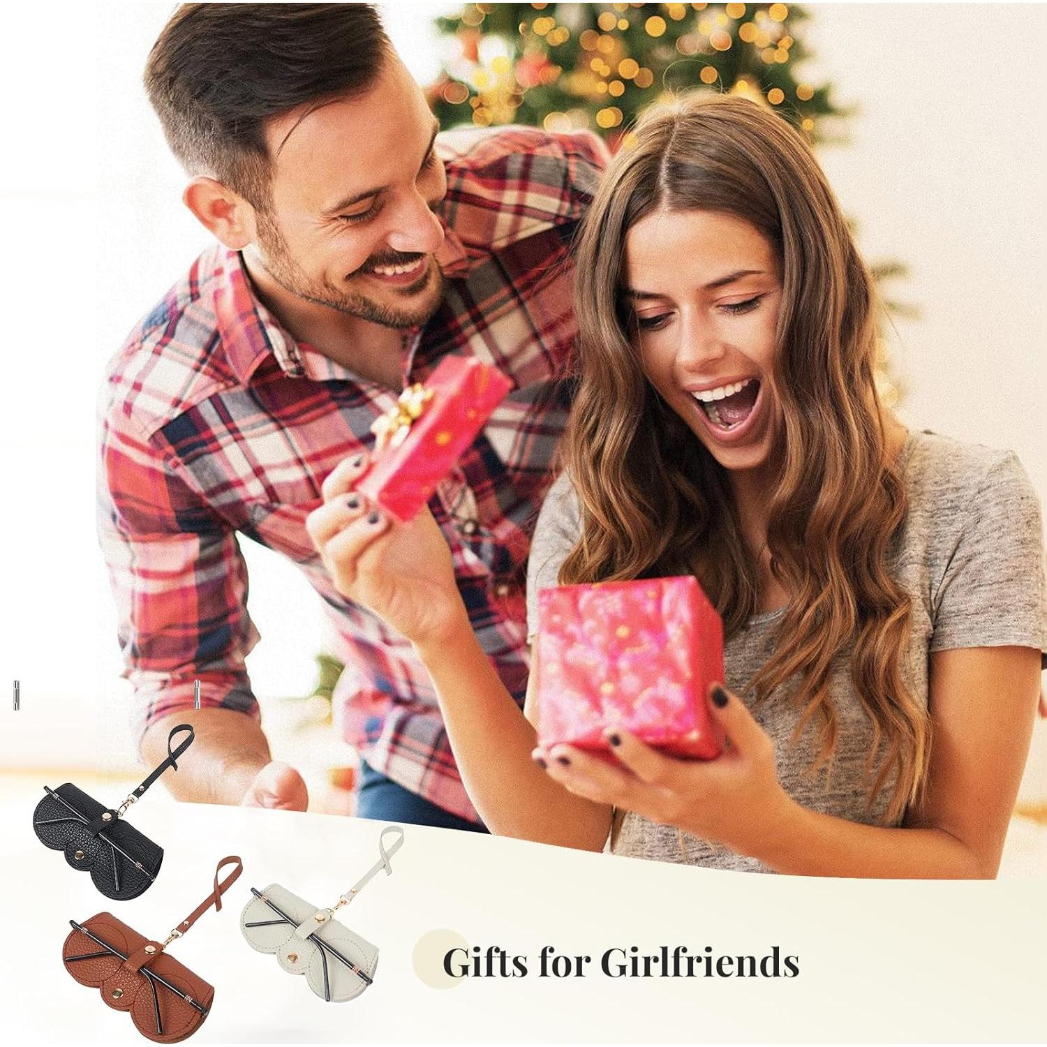 Bolsa de Gafas de Sol de Cuero PU Suave - 3 Piezas