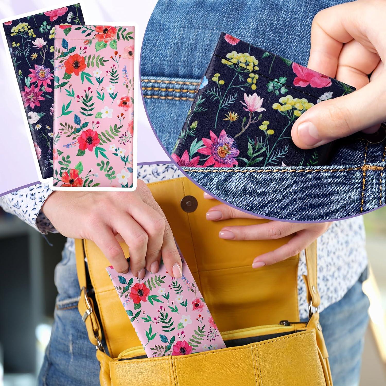 Paquete de 6 estuches de gafas de sol cuero PU 18x9 cm