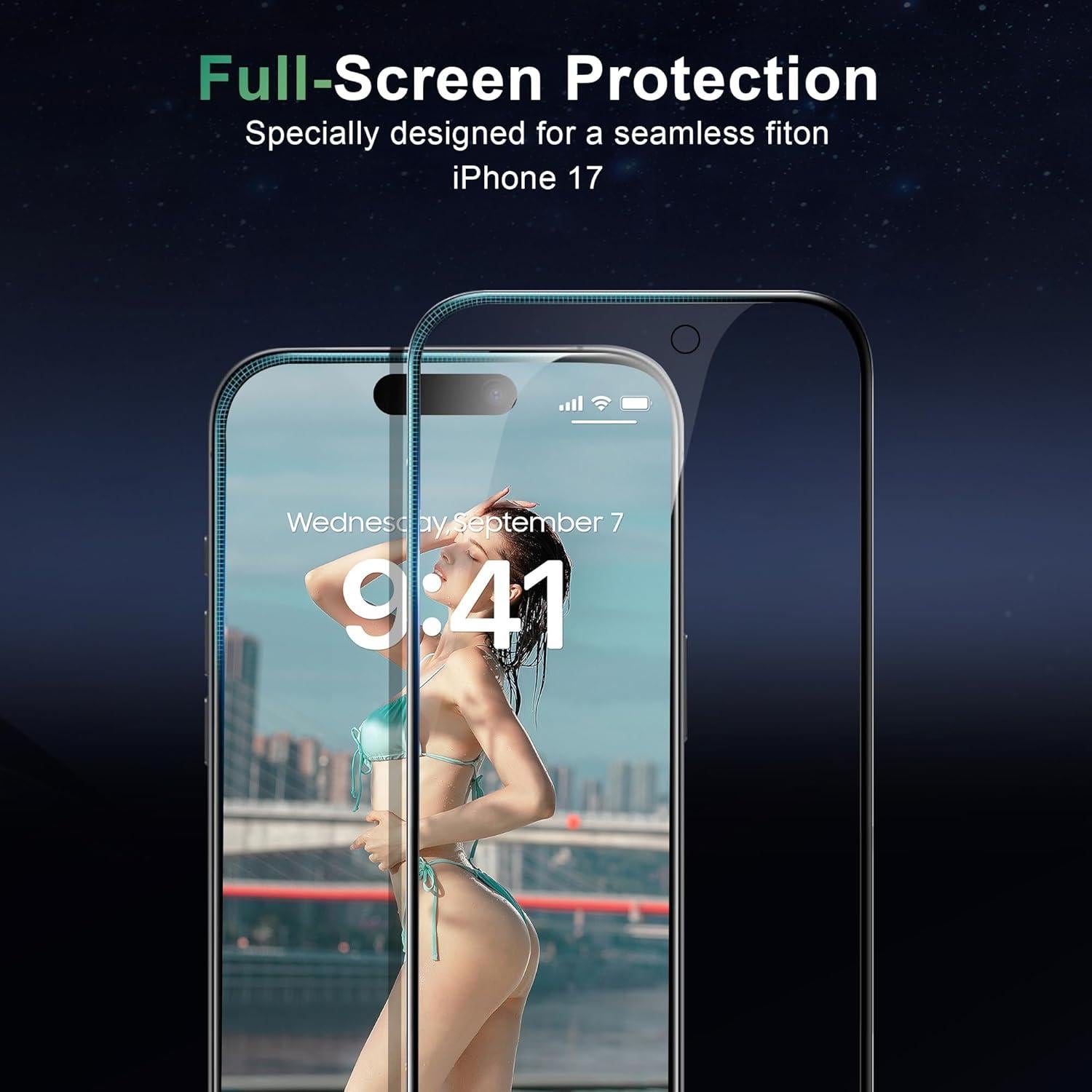 Protector de Pantalla Privado Aimoerfan 17" Verde Gradiente