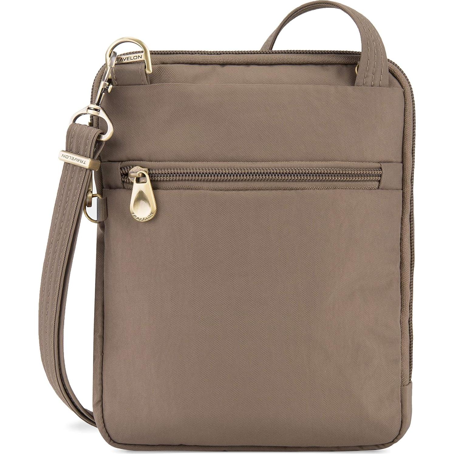 Bolso Antirrobo Travelon Pouch Sable 17.8x21.6cm
