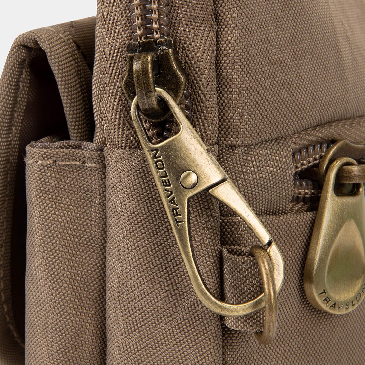 Bolso Antirrobo Travelon Pouch Sable 17.8x21.6cm