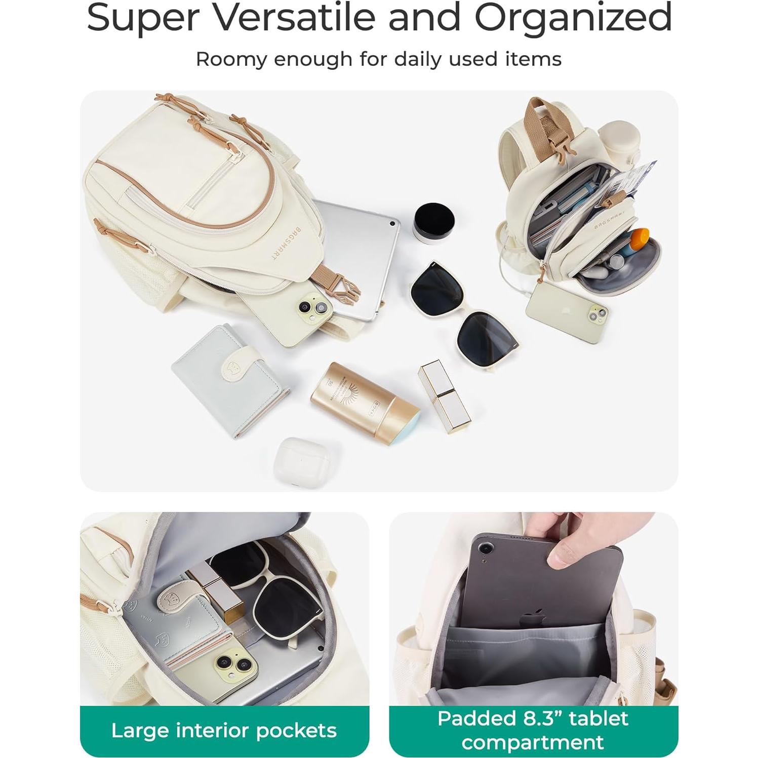 BAGSMART Bolsa Cruzada Antirrobo para Hombres y Mujeres