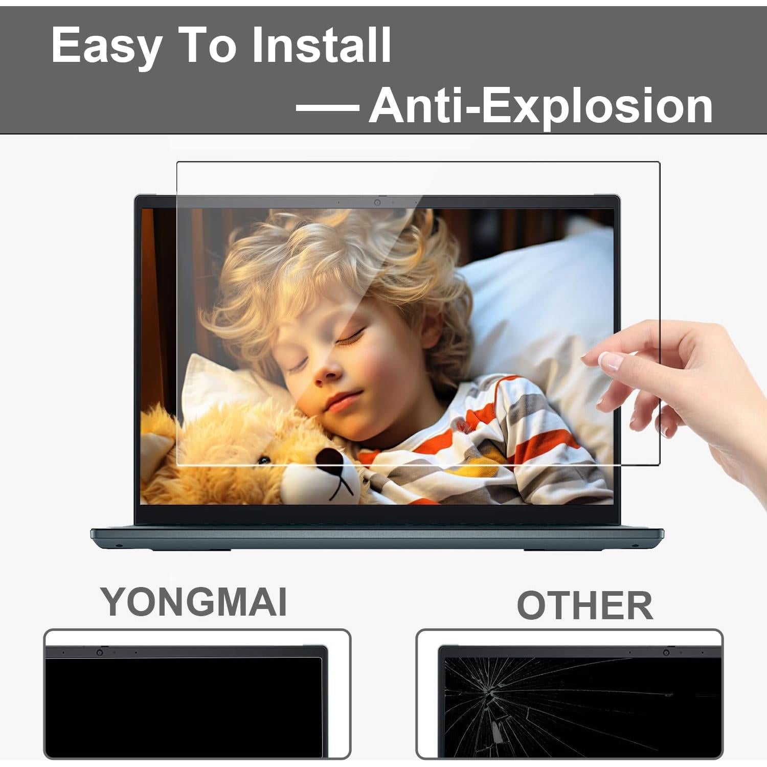 Protector de Pantalla 15.6" Vidrio Templado XinWoTuo 9H