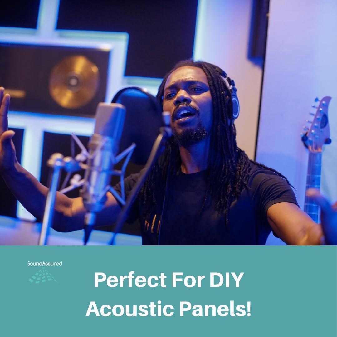 Tela Acústica SoundAssured Negra 149.86x91.44 cm para Paneles