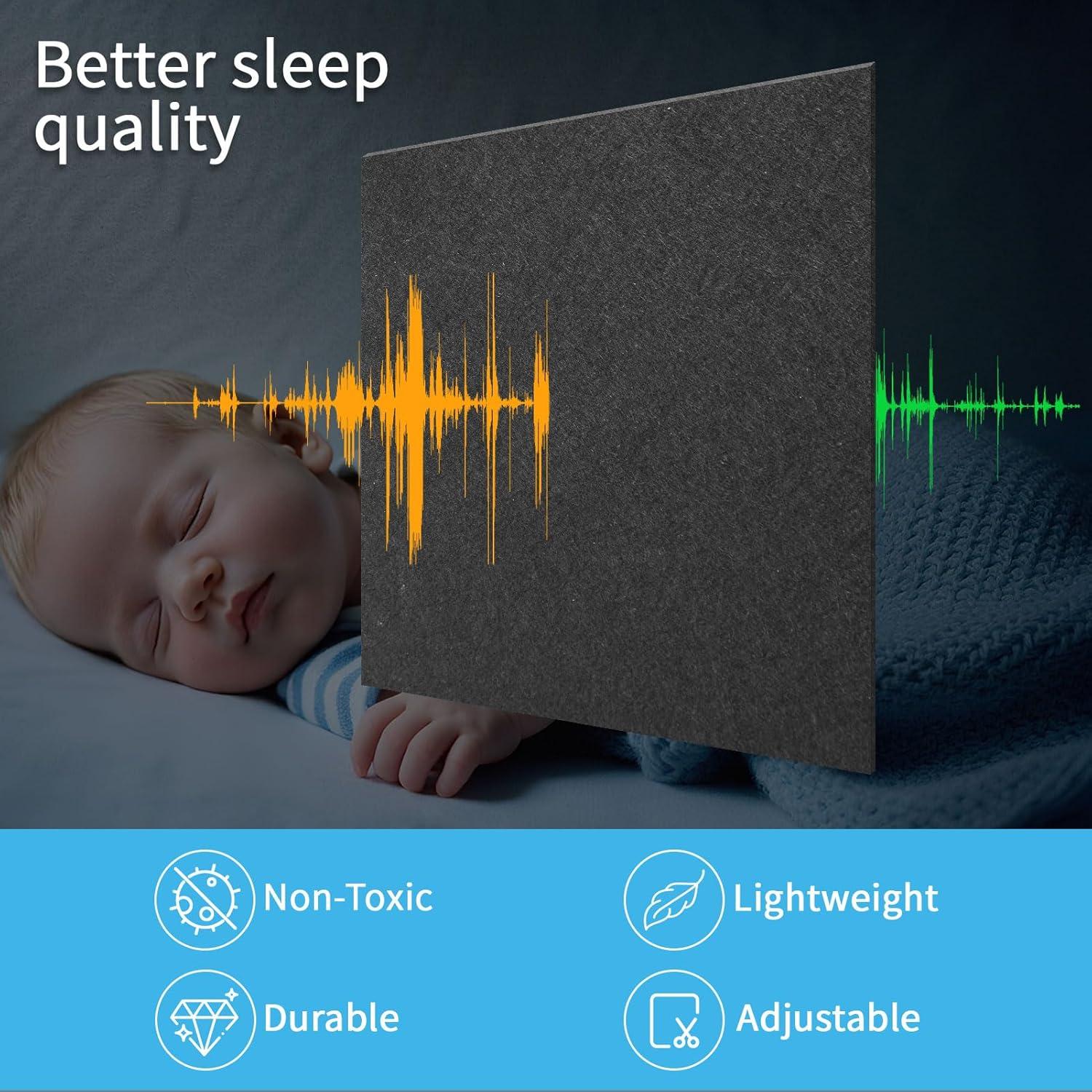 Azulejos Acústicos Art3d 12 Paneles 60x60cm Impermeables