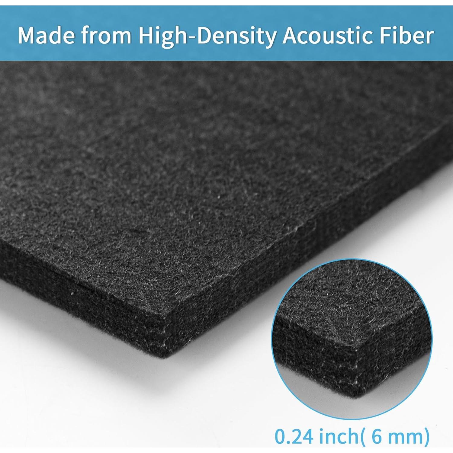 Azulejos Acústicos Art3d 12 Paneles 60x60cm Impermeables