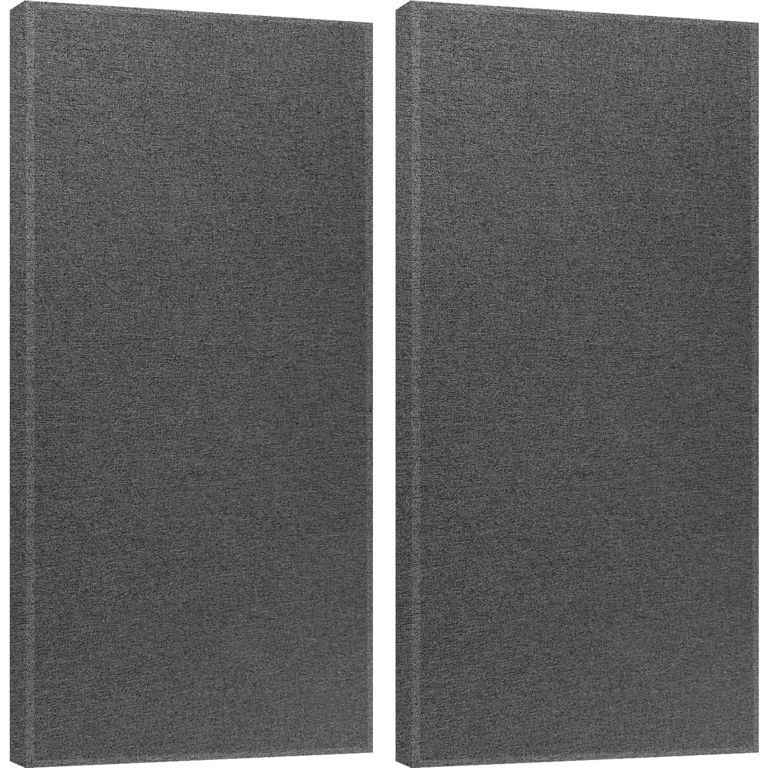 2 Paneles Acústicos Absorbentes de Sonido 119.4x58.4cm Gris