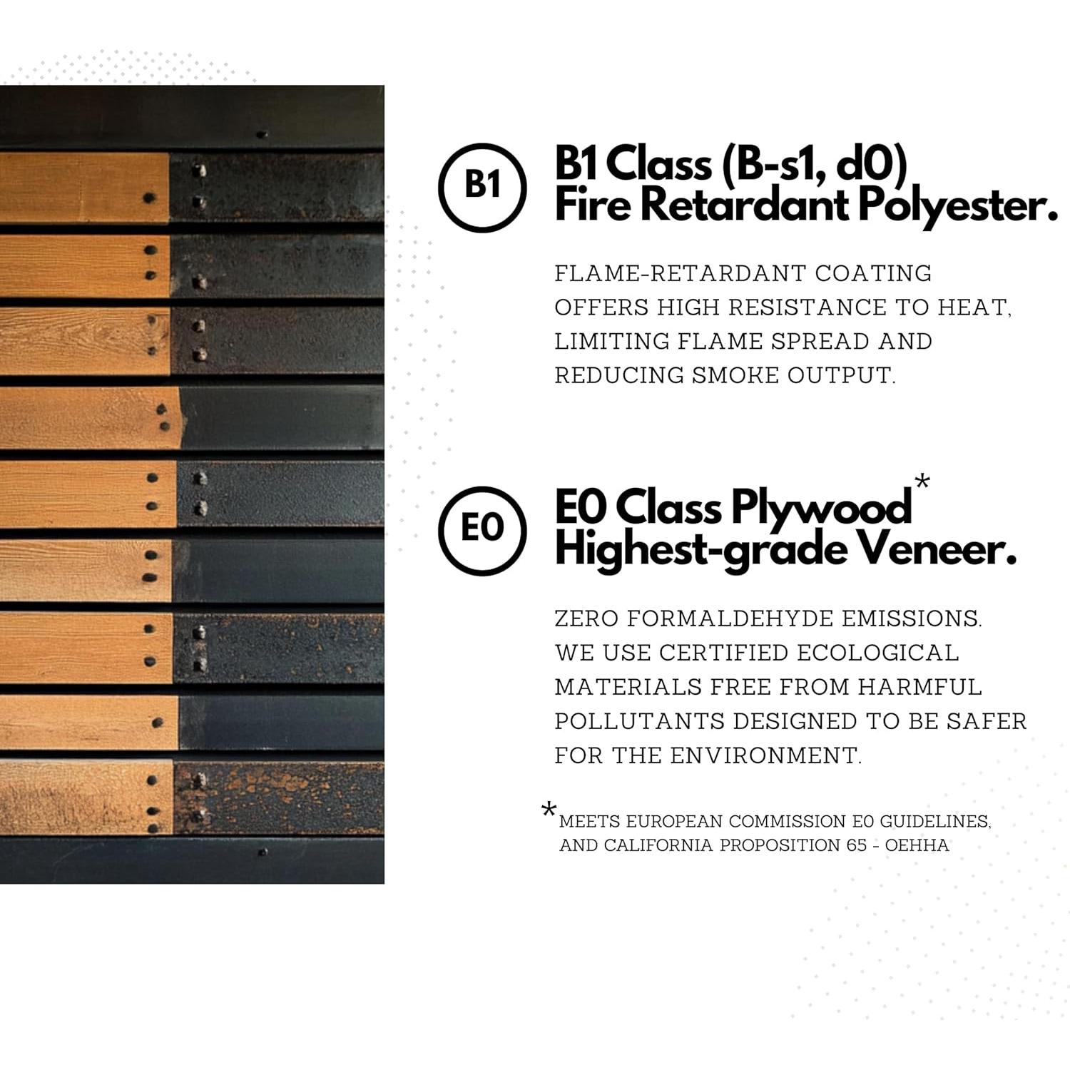 Paneles Acústicos de Madera Autoadhesivos RT60X - 4 Piezas 61x61cm