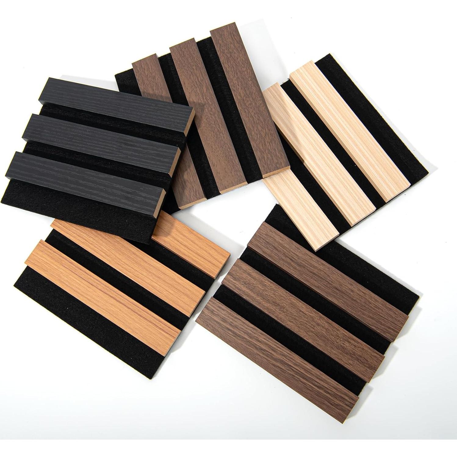 Paneles de Pared Acústica Art3d 5-Pack 15x12cm Multicolor