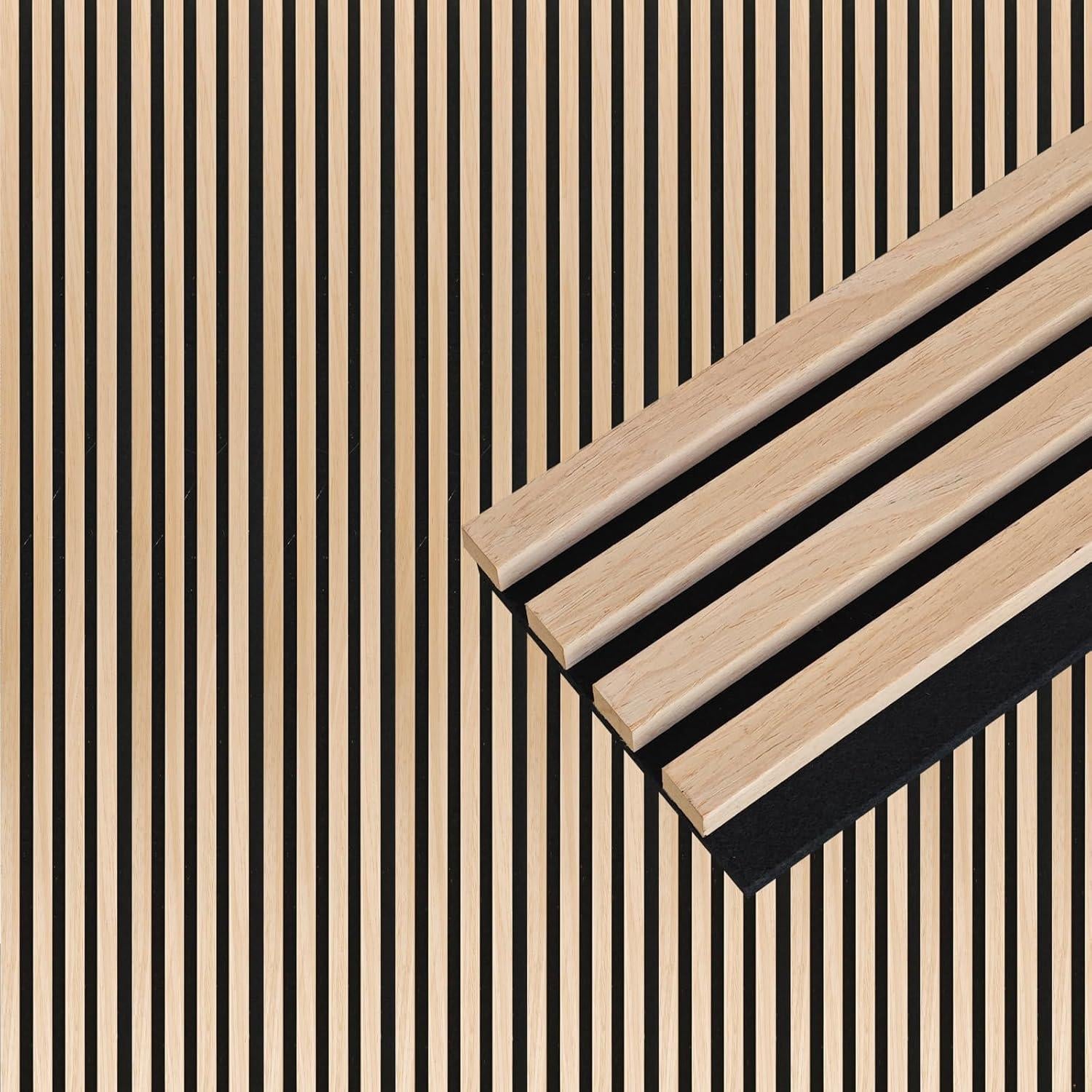 Paneles Acústicos de Madera NeatiEase 6 Piezas Roble Natural