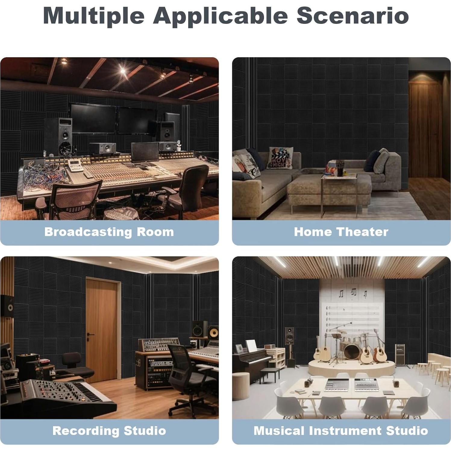 Paquete de 12 trampas de graves acústicas GUERRI 17.78cm