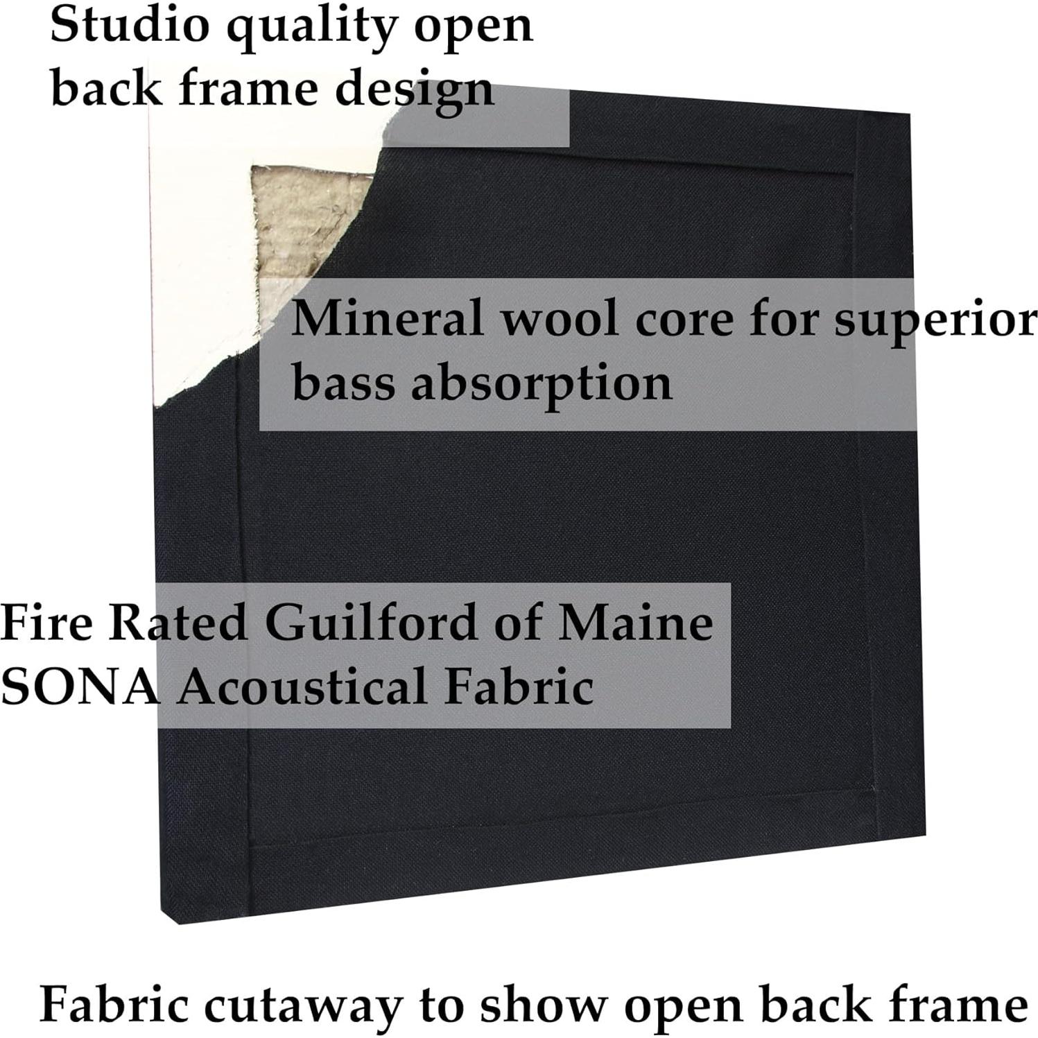 Panel Acústico Absorbente ATS Acoustics 61x61 cm Lino