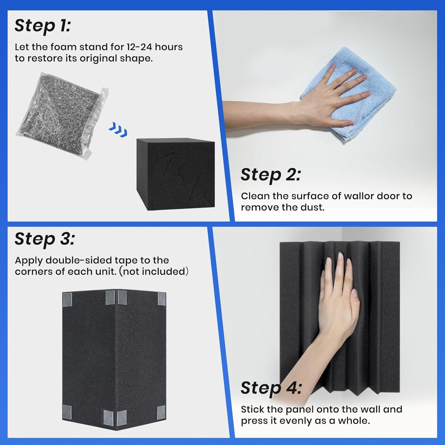 Trampas de Graves de Esquina Focusound 8 Pack 30.48cm