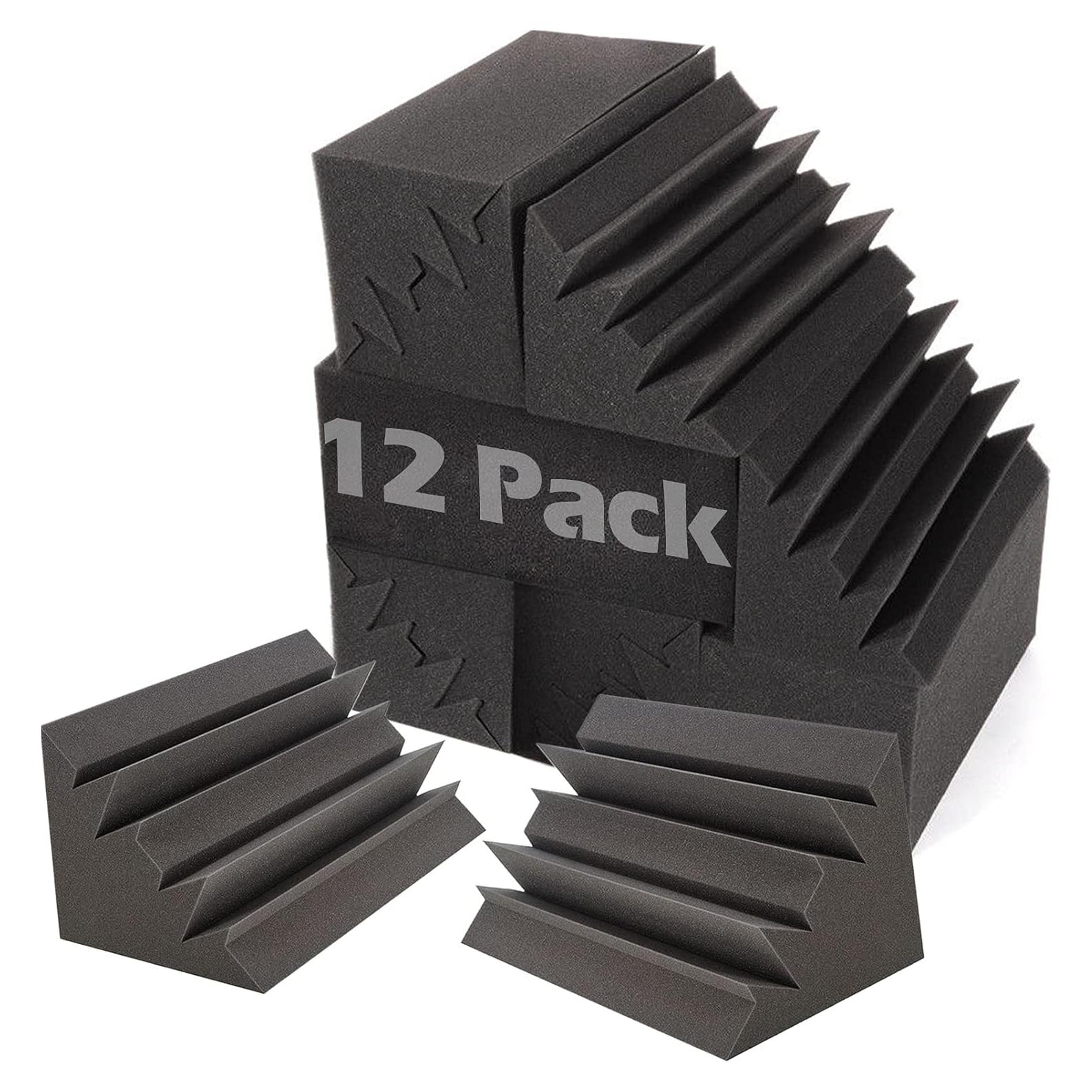 Trampas de Bajo Acústicas 12 Piezas Poliuretano 30.48x17.78cm