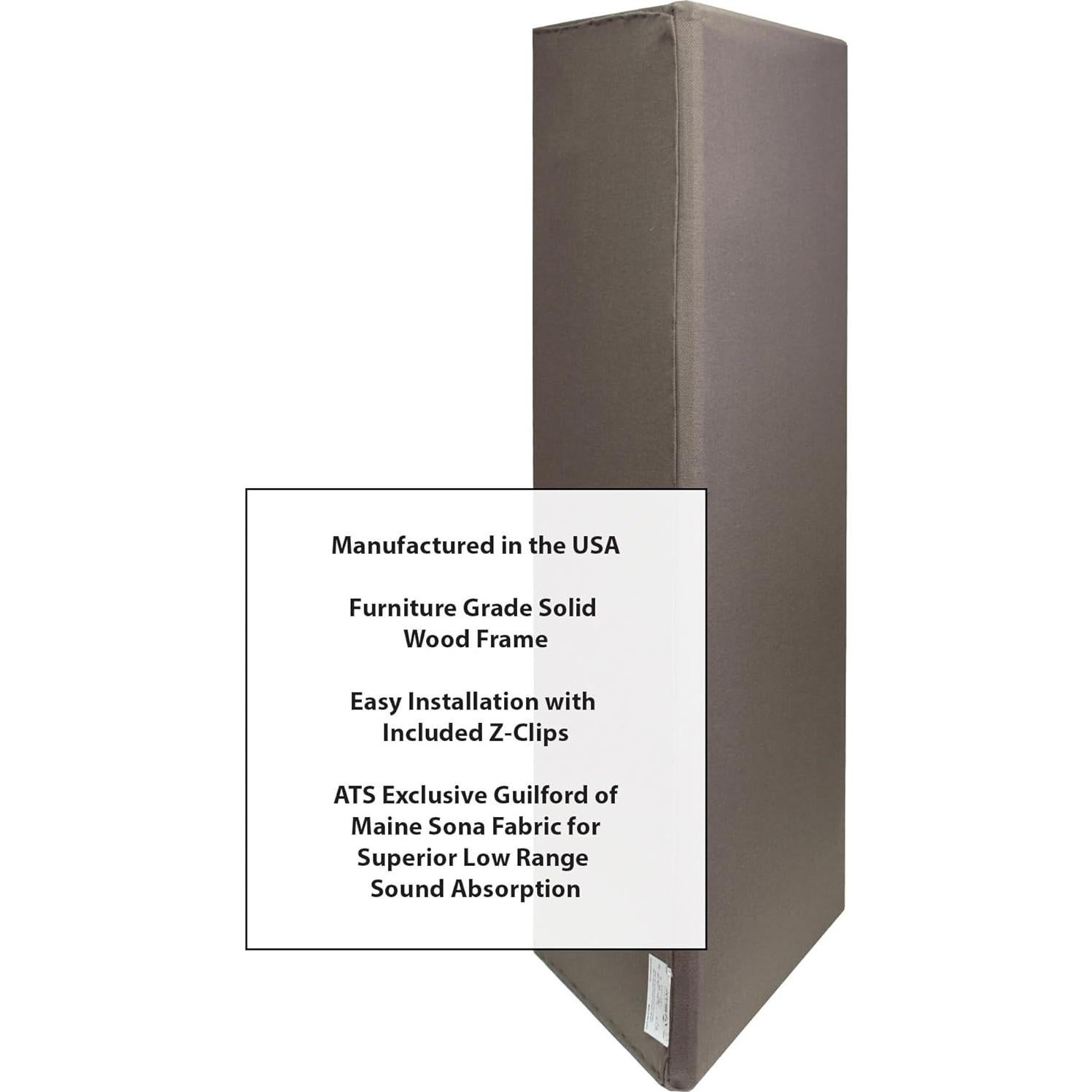 Trampa de Graves de Esquina ATS Acoustics 33x61x33 cm Latte