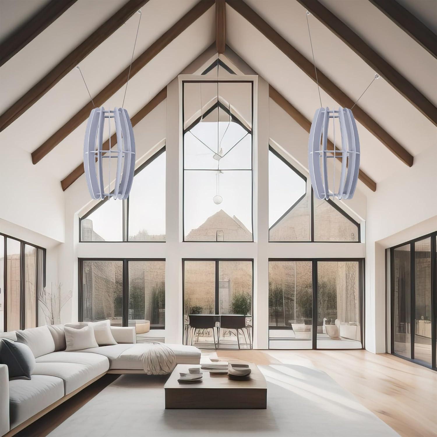 Absorbente Acústico de Techo Ovalado VIVO PP-CW03G Gris Claro