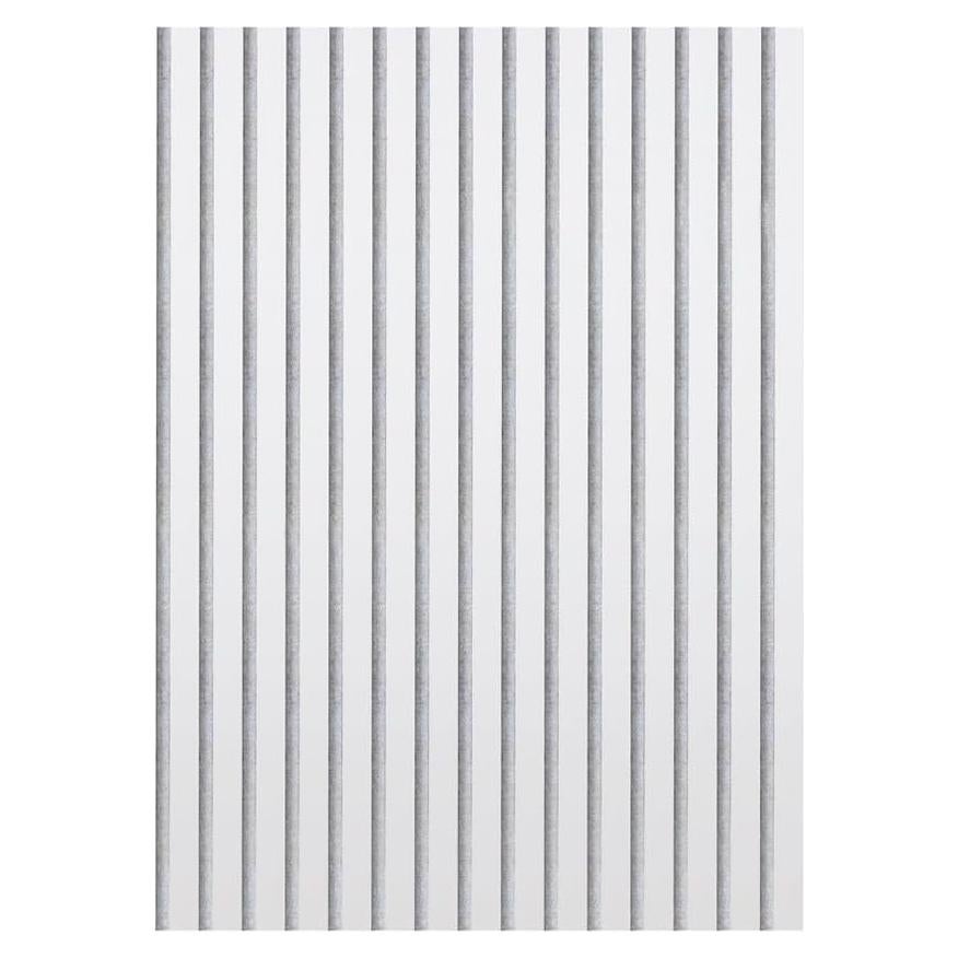 Paneles Acústicos 3D Aislantes HDF Blancos 80x60 cm - 2 Pzas