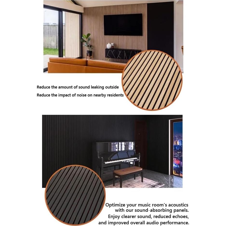 Paneles Acústicos 3D Aislantes HDF Blancos 80x60 cm - 2 Pzas