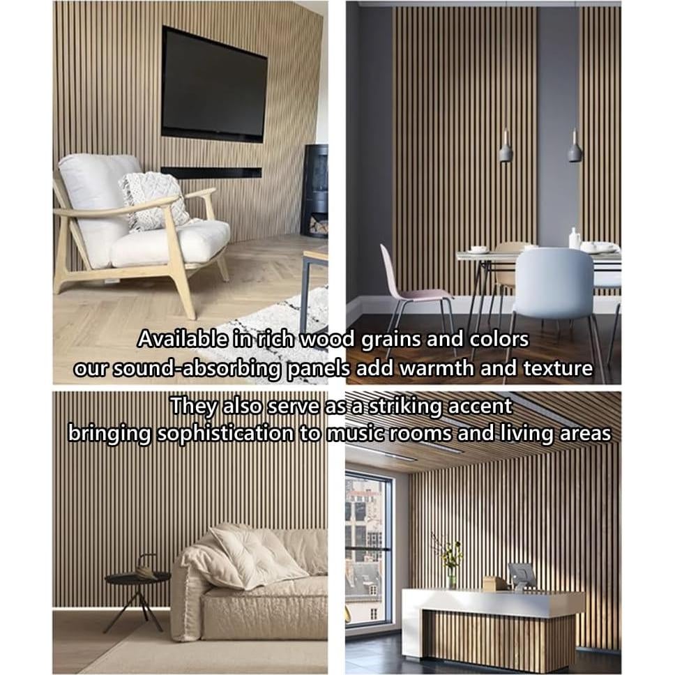 Paneles Acústicos 3D Aislantes HDF Blancos 80x60 cm - 2 Pzas