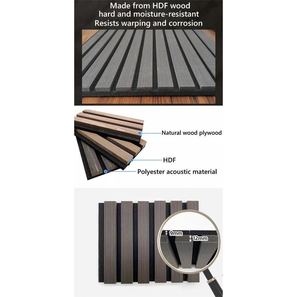 Paneles Acústicos 3D Aislantes HDF Blancos 80x60 cm - 2 Pzas