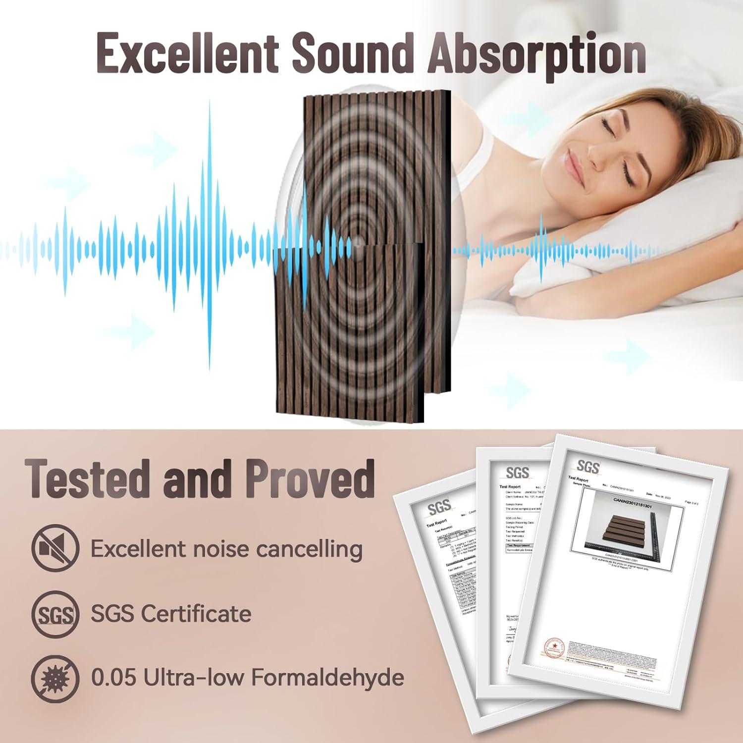 Paneles Acústicos Plegables AKK-STAVE 240x60 cm Roble Clásico