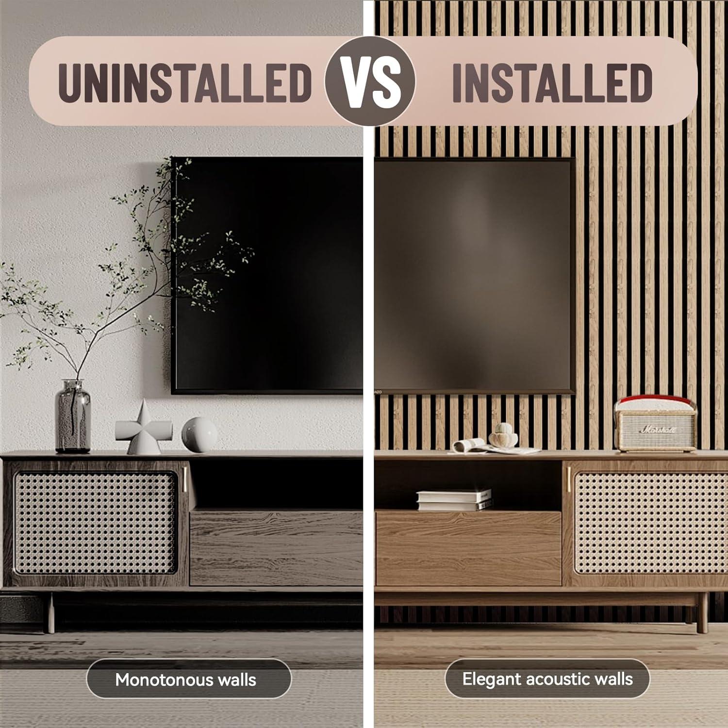 Paneles Acústicos Plegables AKK-STAVE 240x60 cm Roble Clásico