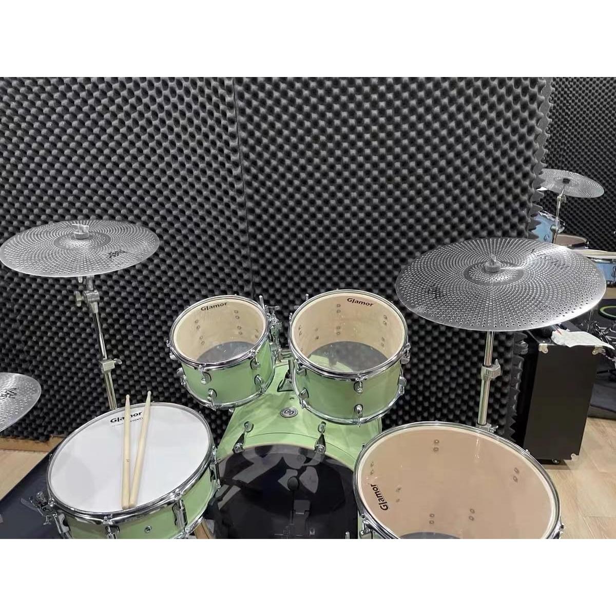 Paneles Acústicos de Espuma de Huevo WEN-JZT 121.9x60.9x5.1cm Negro