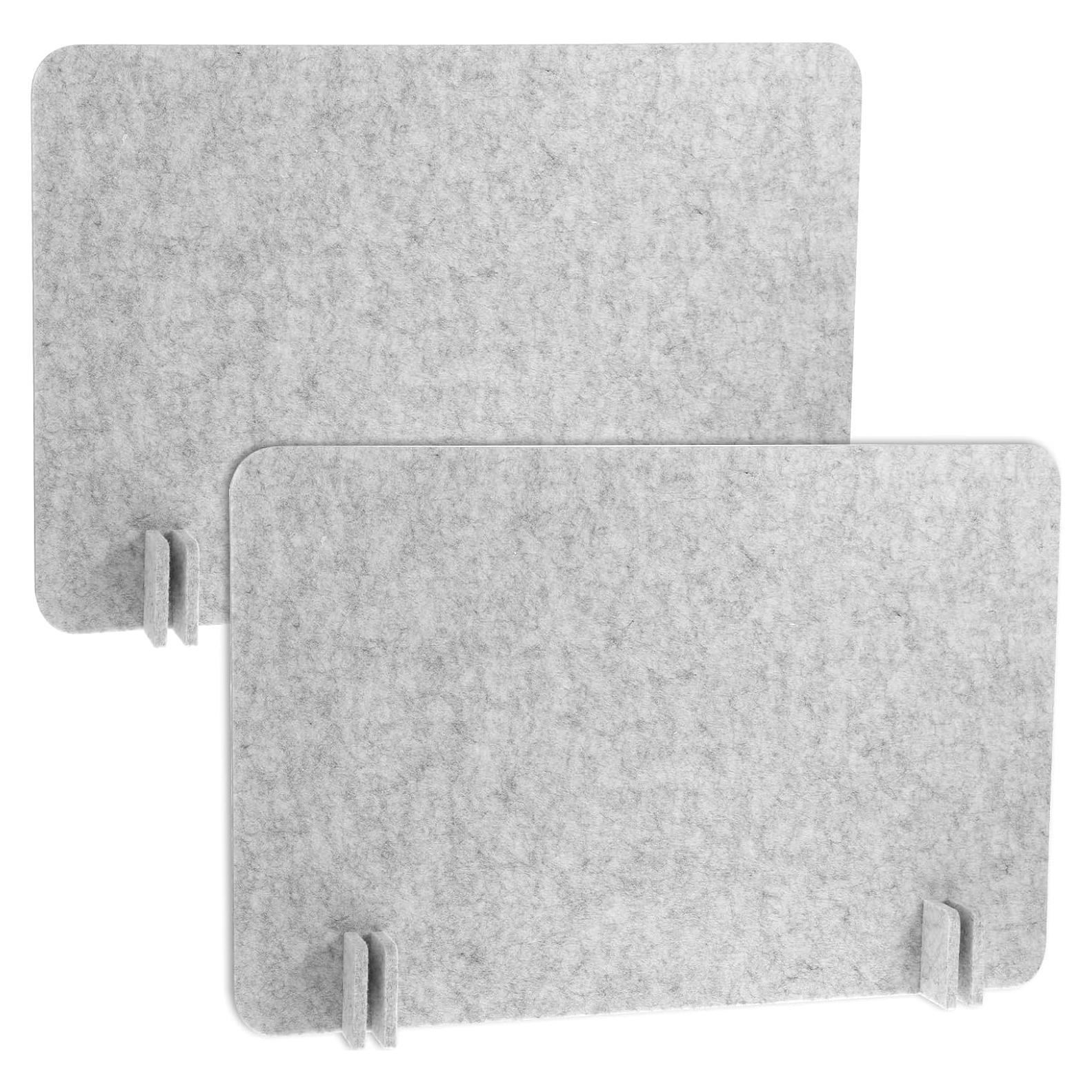 Panel de Privacidad Acústico BOHUIZ 2 Piezas 60x45cm Gris