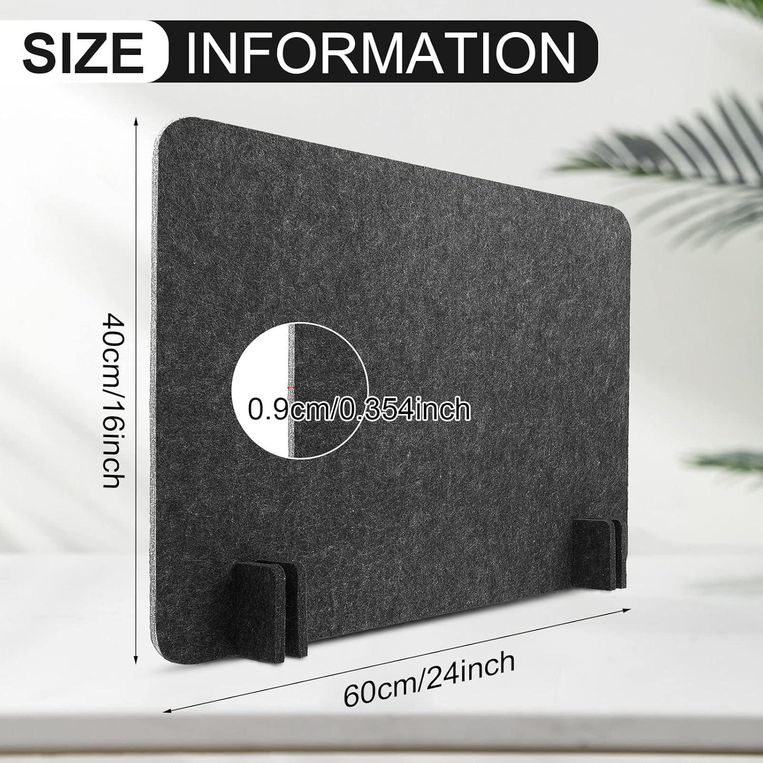 Divisores Acústicos de Escritorio Fabbay 4 Pcs 40x60 cm