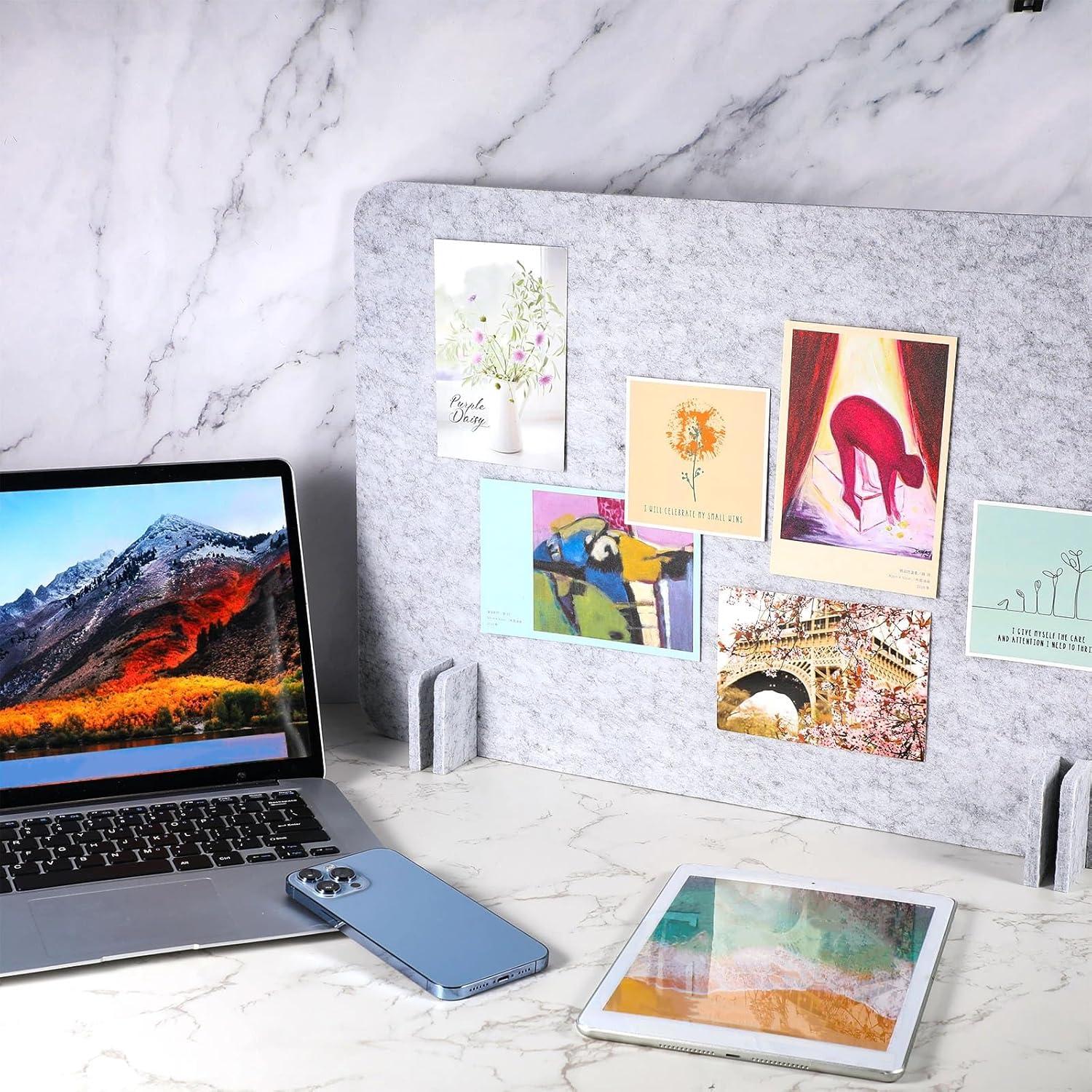 Divisor Acústico de Escritorio Fabbay 2 Pcs 40x60cm Gris