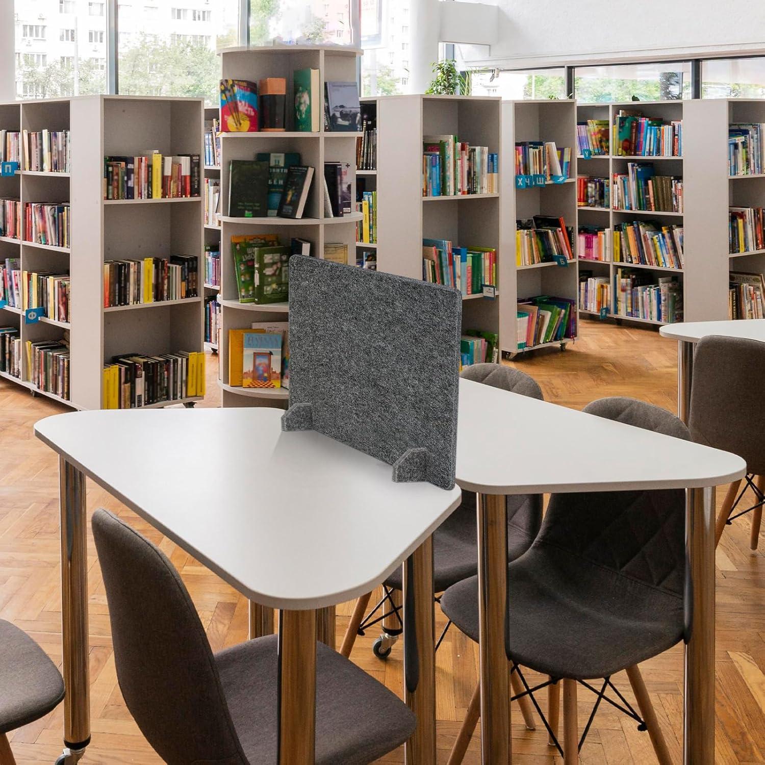 Divisores Acústicos de Escritorio DOLLAR BOSS 4PCS 61x51cm Gris