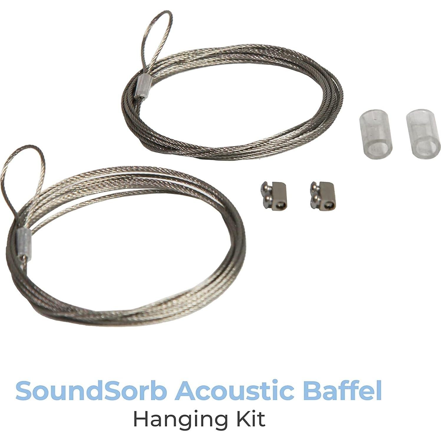 Panel Acústico Colgante Versare SoundSorb 61x30.5 cm Gris Mármol