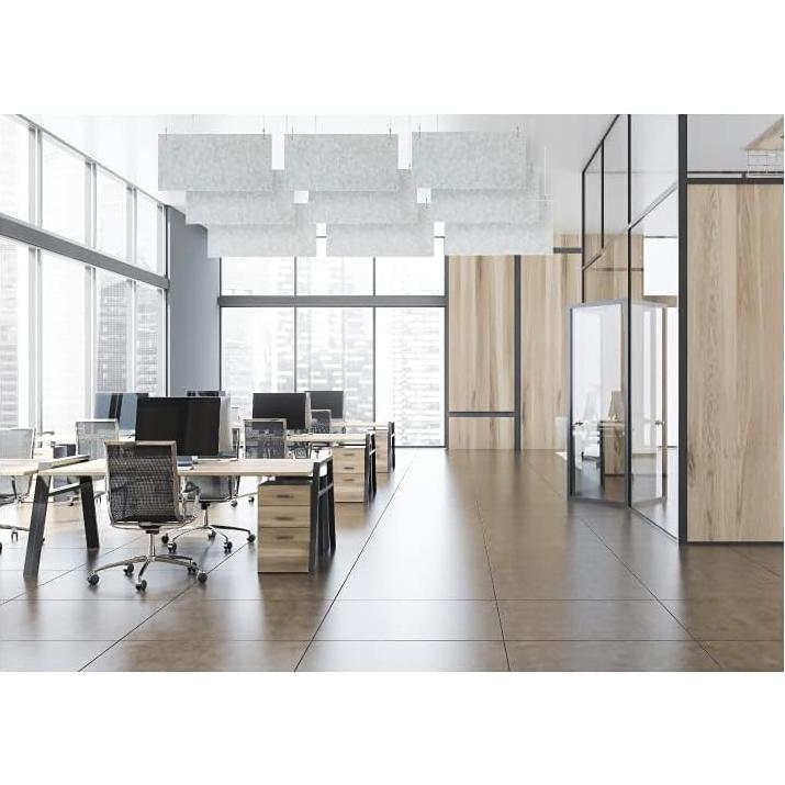 Panel Acústico Colgante Versare SoundSorb 61x30.5 cm Gris Mármol