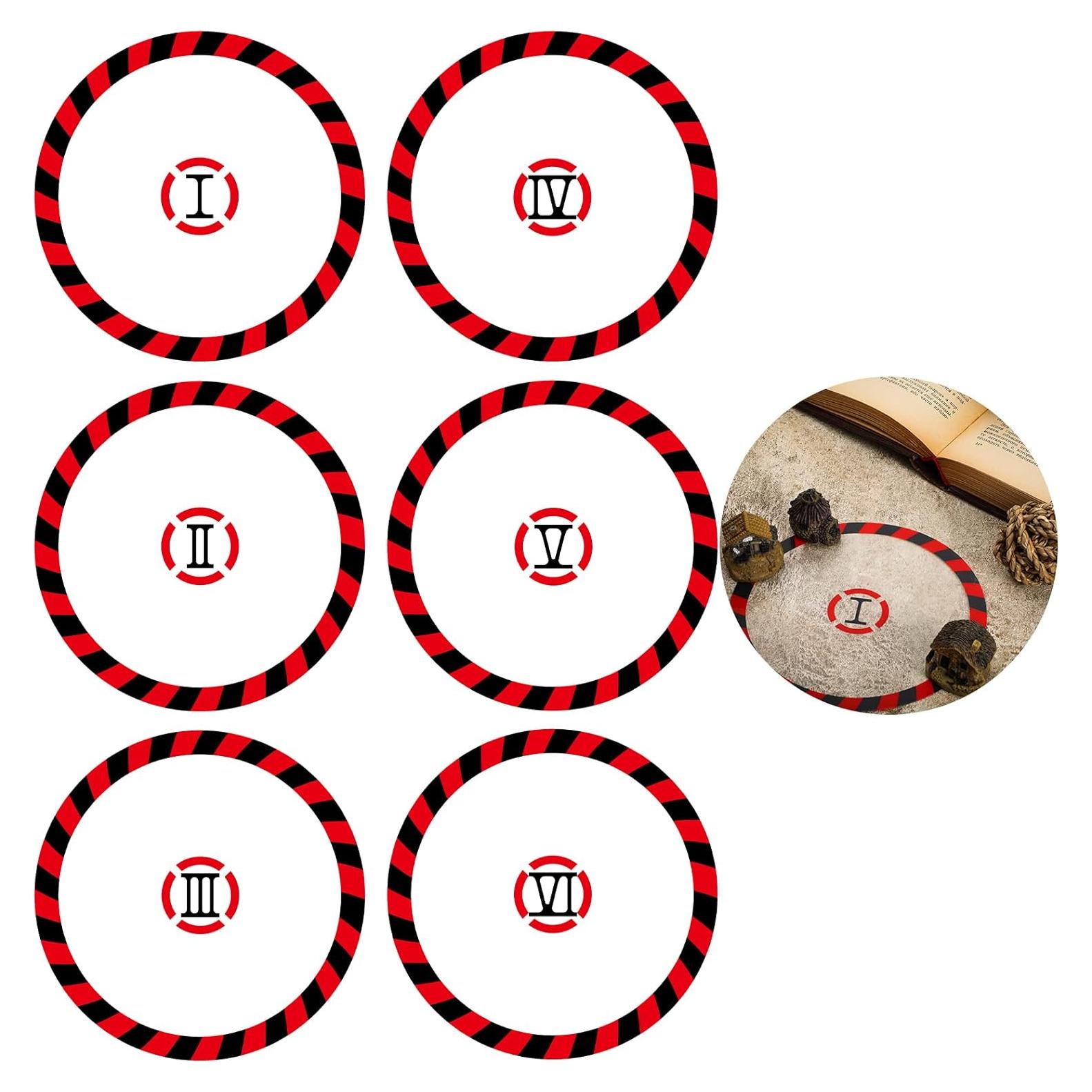 Marcadores de Punto Objetivo Libima 6 Pcs PVC 5.7 cm