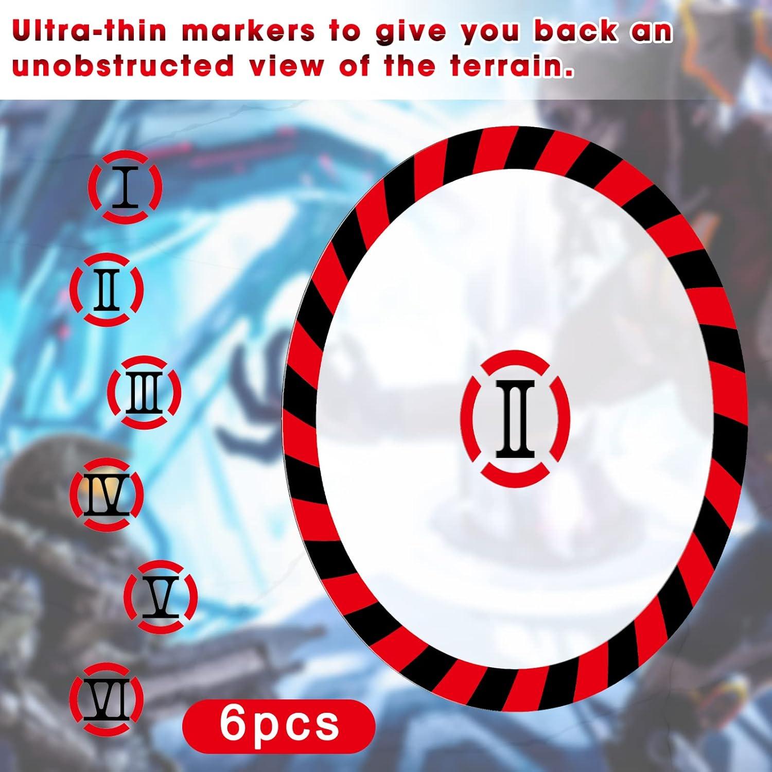 Marcadores de Punto Objetivo Libima 6 Pcs PVC 5.7 cm