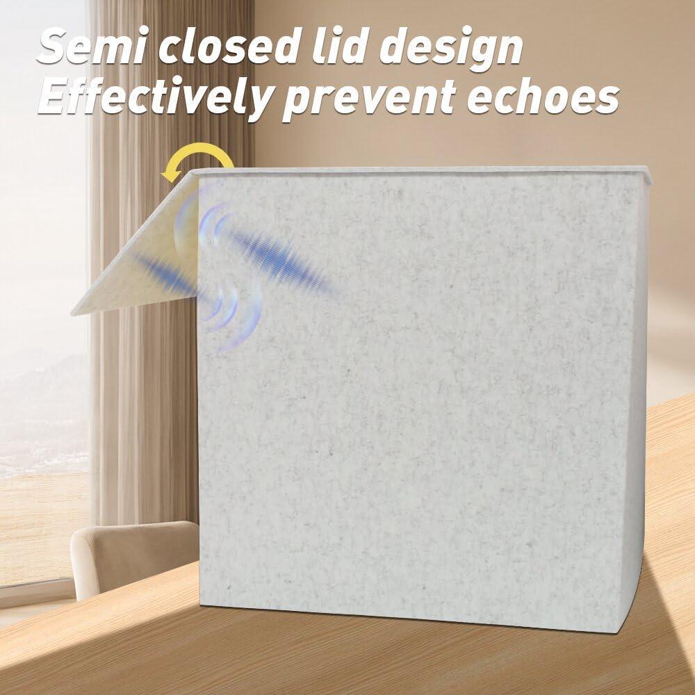 Cabina de Grabación Plegable Amarilla con Aislamiento Acústico