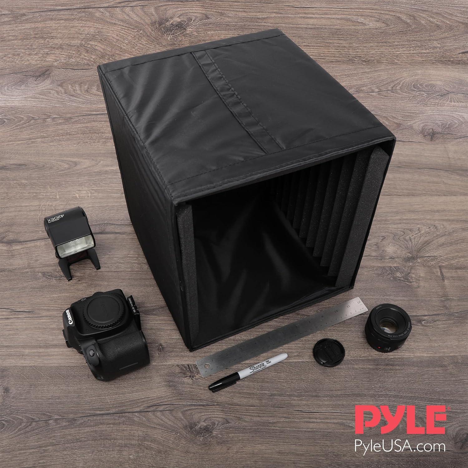 Caja de Aislamiento Acústico Pyle PSIB27.5 - 30.99x33.02x33.78 cm