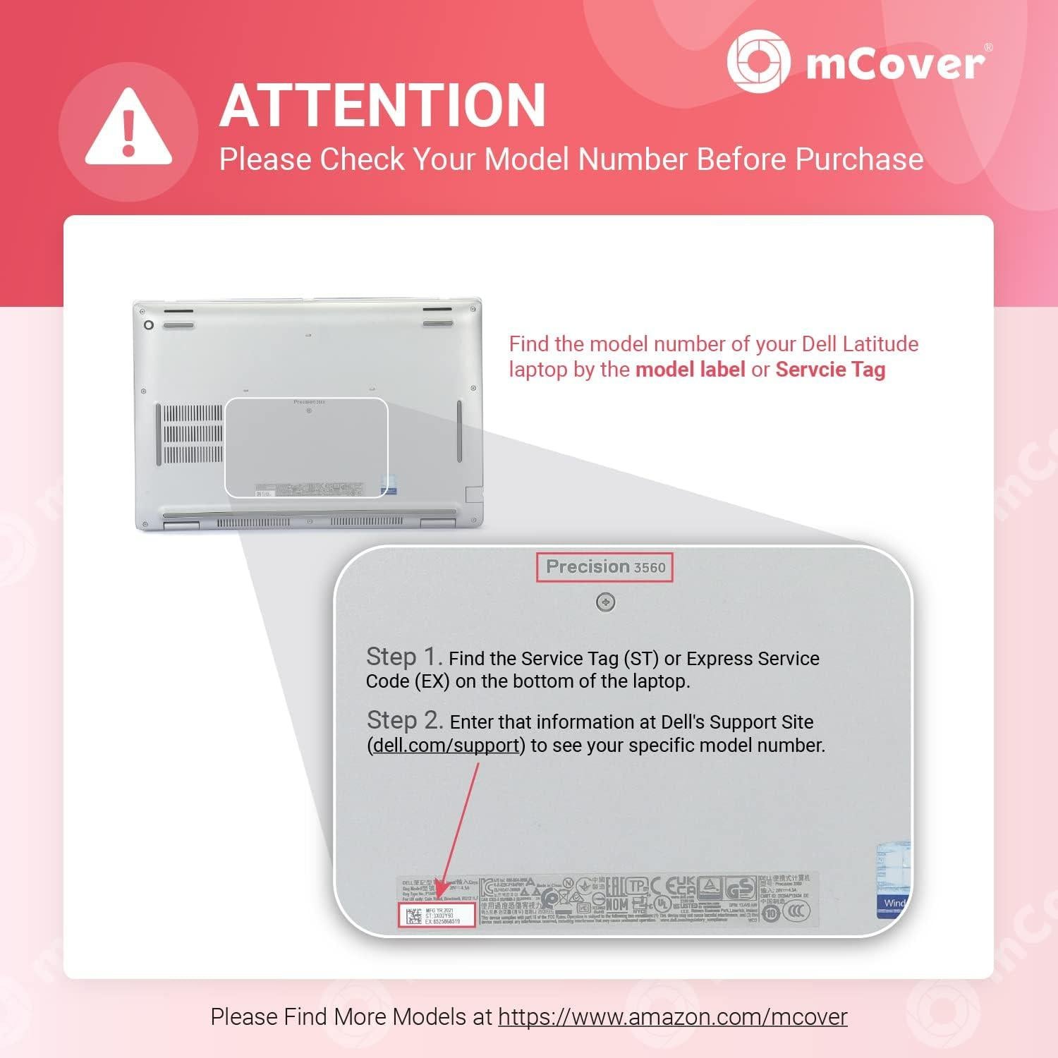 Funda mCover Azul para Dell Precision 3560/3570/3580/3590 15"