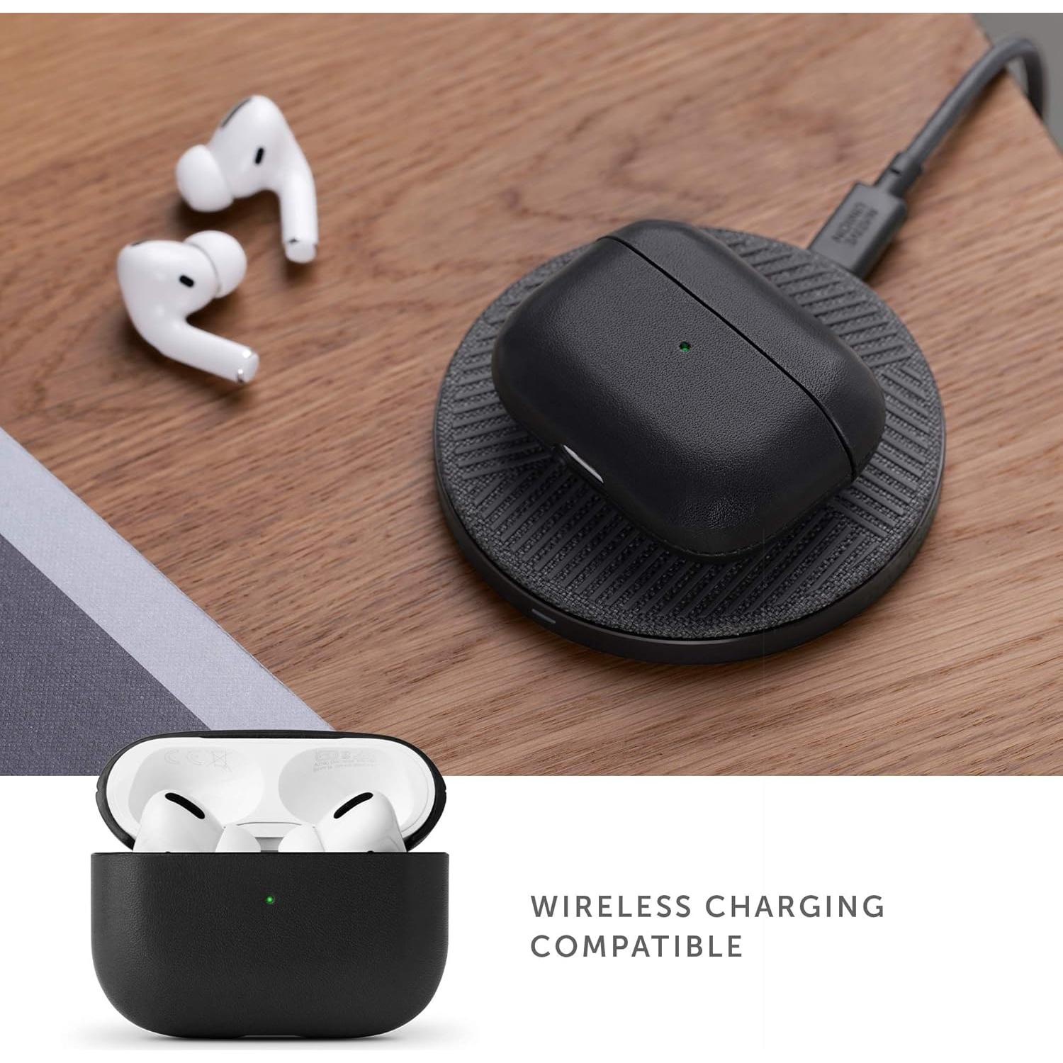 Funda de Cuero Italiano Native Union para AirPods Pro - Negro