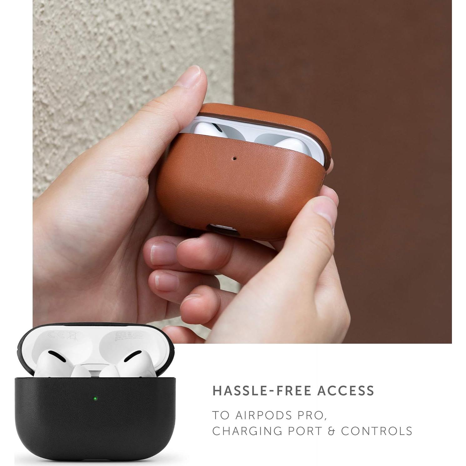 Funda de Cuero Italiano Native Union para AirPods Pro - Negro