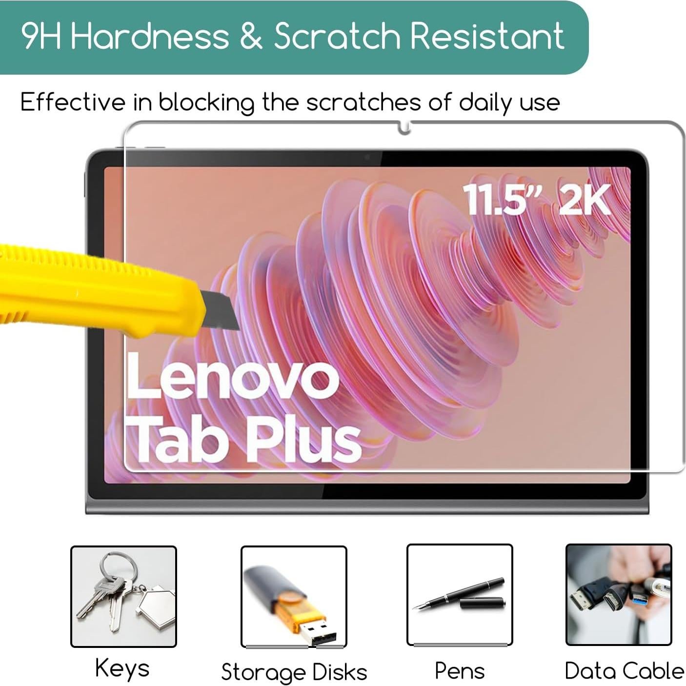 Protector de Pantalla Vidrio Templado KEANBOLL para Lenovo Tab 10.1" 2025