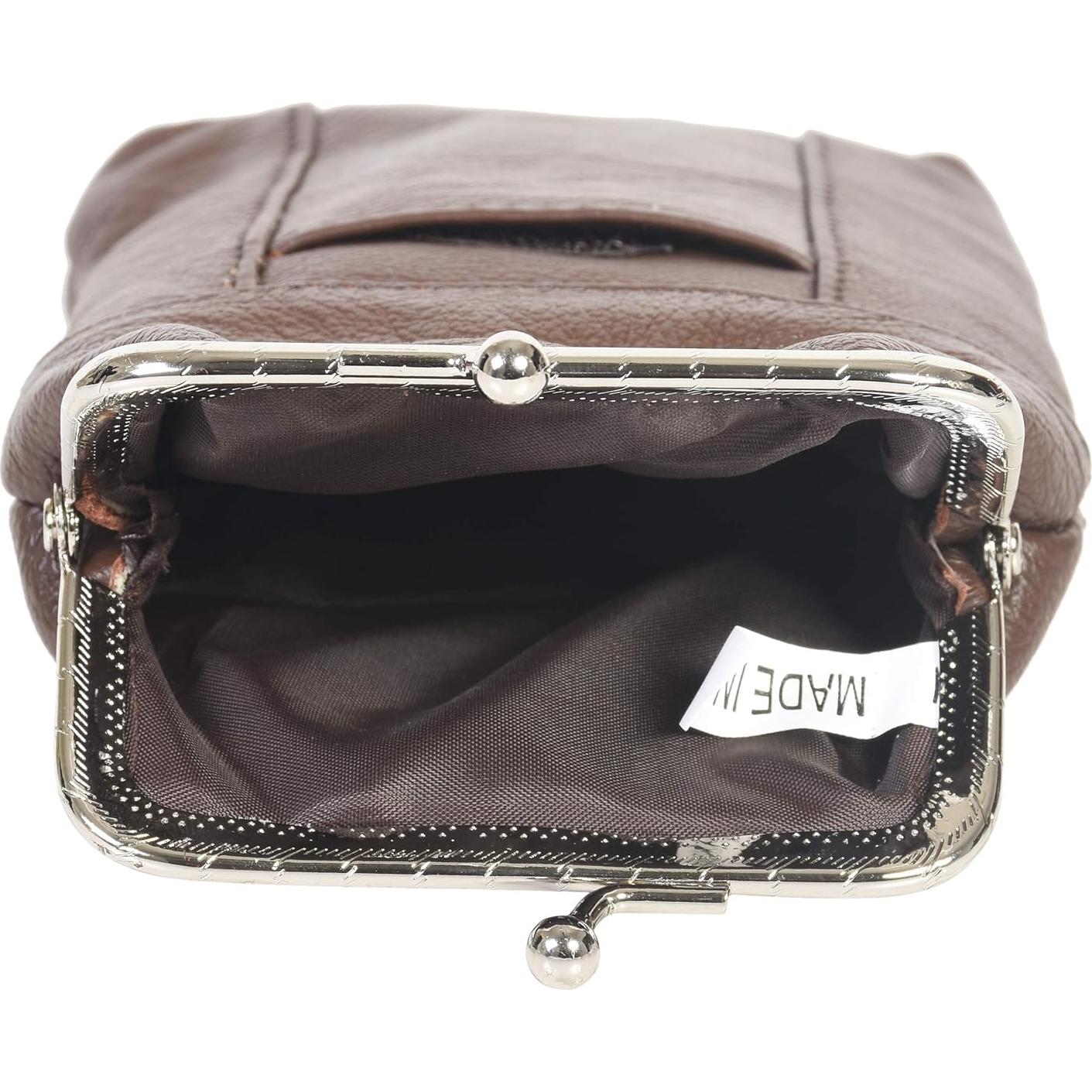 Funda de Cigarrillos de Cuero Leatherboss Marrón para 100's