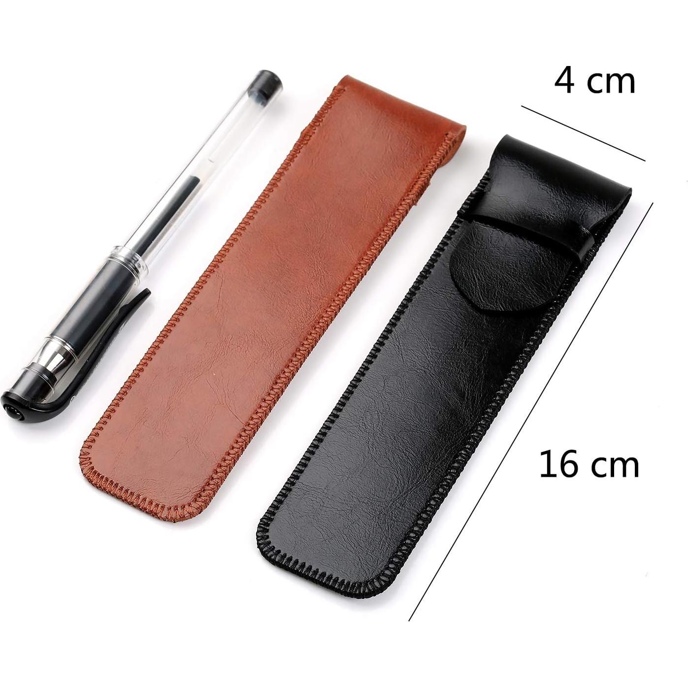 Funda de Cuero para Plumas Daimay - Estuche Protector 2 Piezas